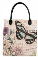 Butterfly Garden Modern Vintage Tote Bag