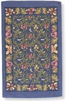 Birds and Iris Linen Tea Towel Set