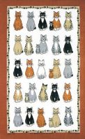 Cats Arrived Linen Tea Towel Set