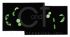 Big Green Eyes Halloween Table Runner
