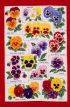 Pansies Linen Tea Towel Set