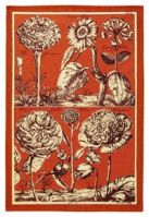 Rosemoor Orange Linen Tea Towel Set