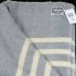 Heather Blue Striped Wool Blankets (Bedding Sizes: Full)